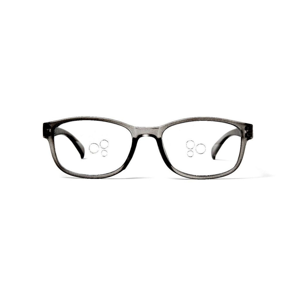 Druppelbril voor mensen met oogklachten